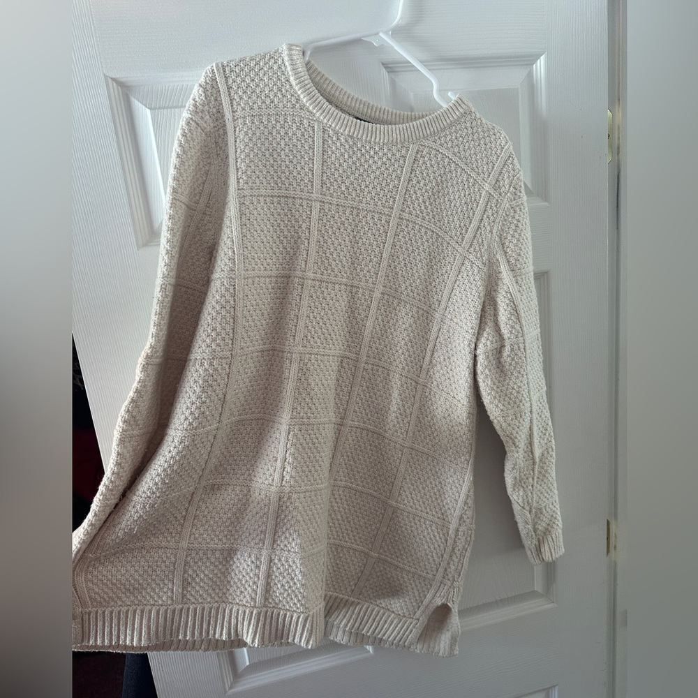 Land’s End cable knit sweater 1x